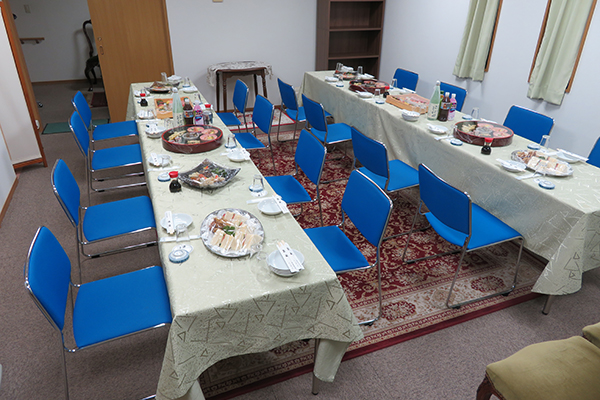 通夜会食&控室